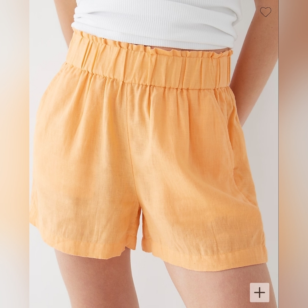 NWT Pull-on linen short